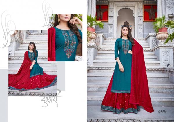 Kalaroop Carnival 4 Silk Designer Kurti With Lehnga Dupatta Collection